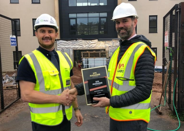 J.G. Hale Construction site manager wins award for innovative Newport development